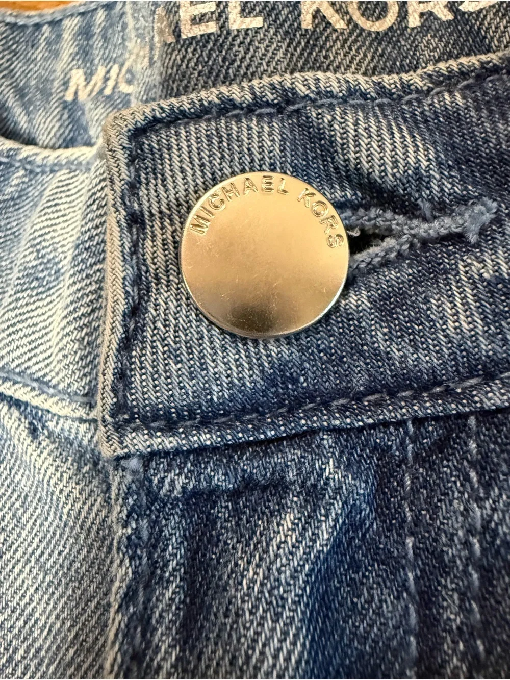 Michael Kors Wide Leg High Rise Jeans - Picture 9 of 11